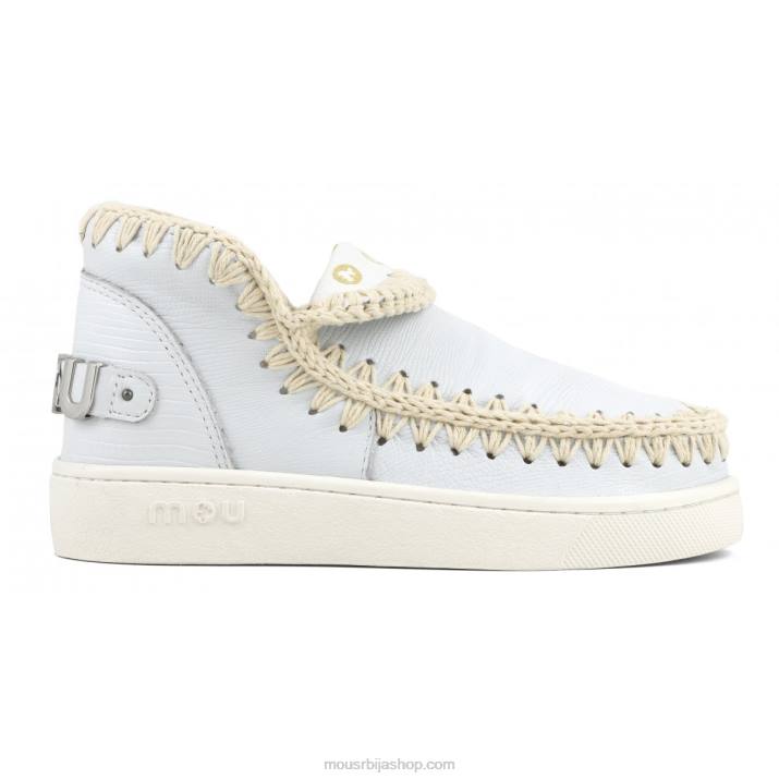 гуштер бели 062L54 кожне летње ескимске патике Mou Жене