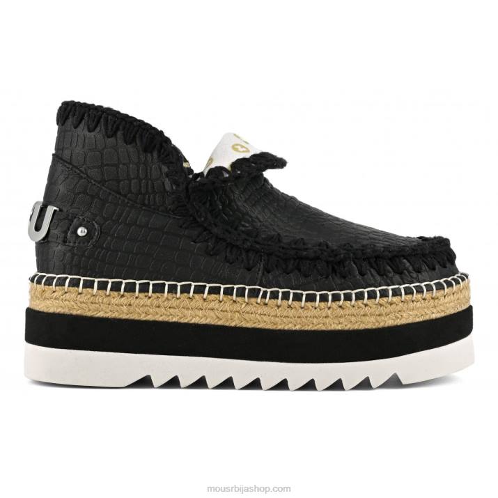 црн 062L211 специјална кожа од ескимске јуте Mou Жене