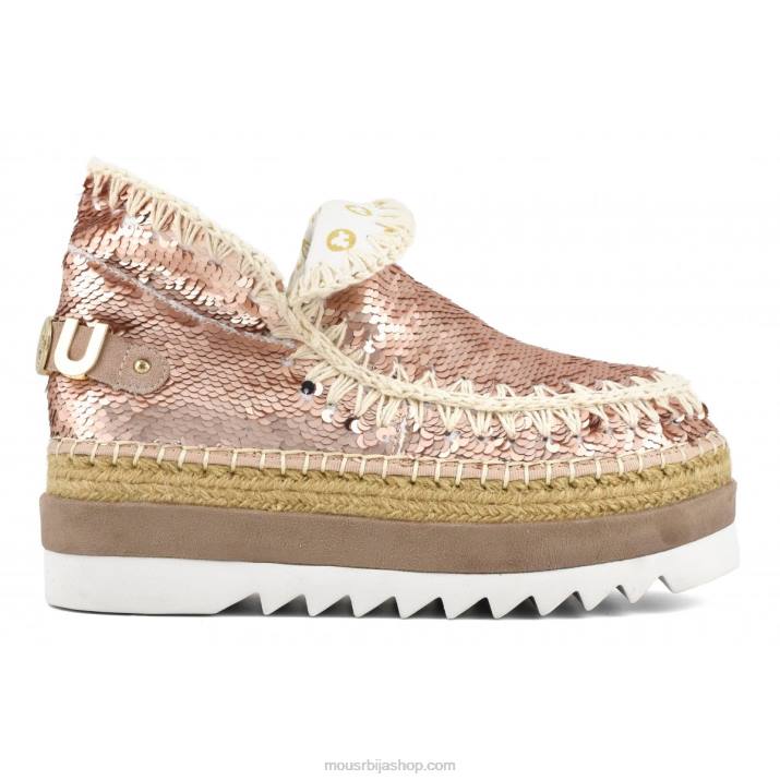 шљокице росе голд - лого злато 062L220 шљокице од ескимске јуте Mou Жене