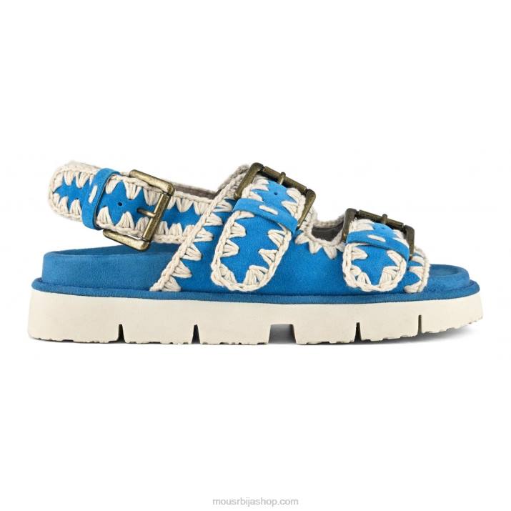 тиркизна семиша 062L119 нова биографија са копчама и ременом за леђа Mou Жене