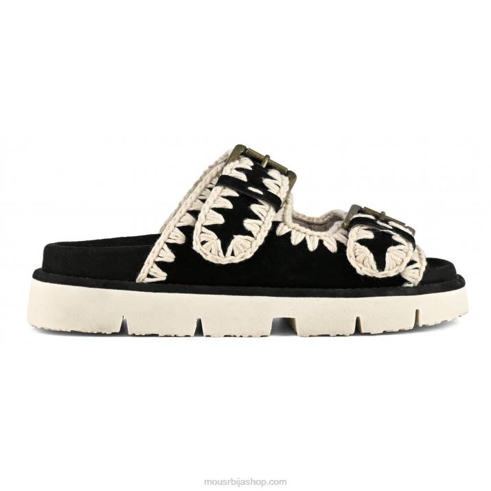 црно бели 062L121 нова биографија са копчама Mou Жене