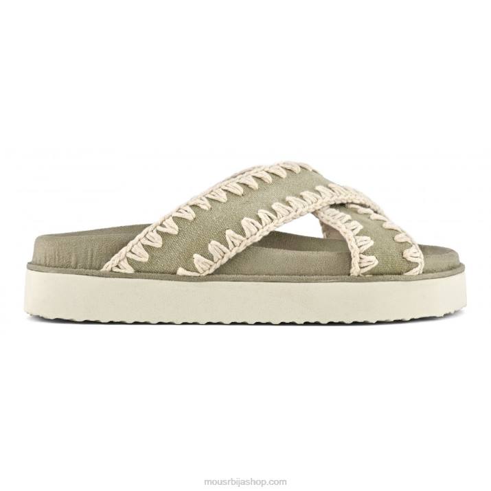 камен 062L181 био сандале крст Mou Жене