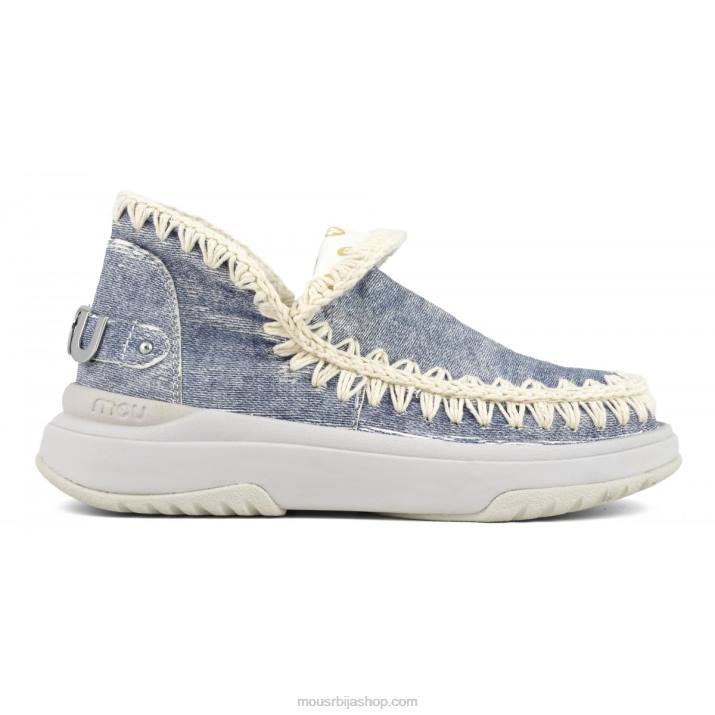 кожна испрана тексас 062L100 јоггер плаин Mou Жене