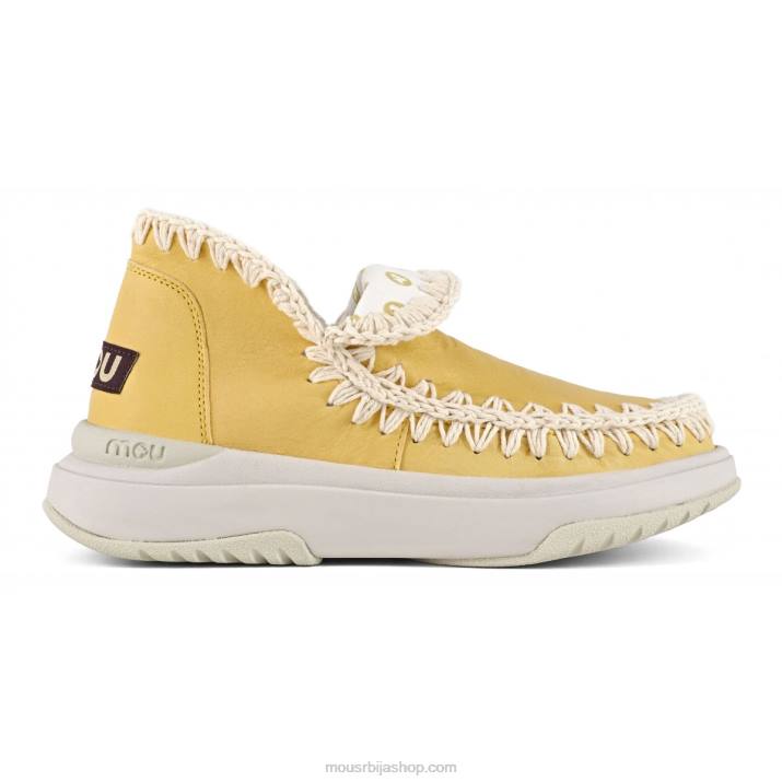 карамела 062L107 јоггер обична кожа Mou Жене