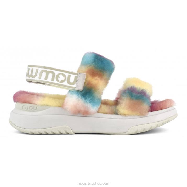 мешати зелено 062L514 ремен за леђа за џогер папуче Mou Жене