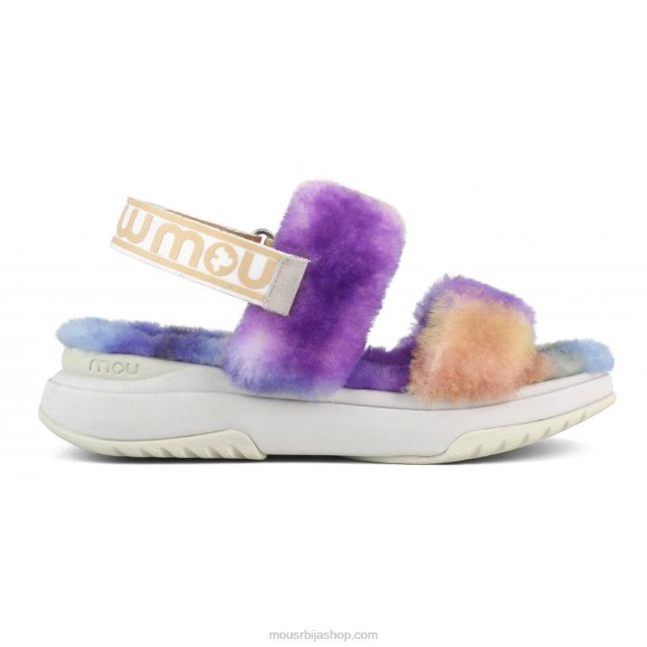 мешати љубичасту 062L515 ремен за леђа за џогер папуче Mou Жене