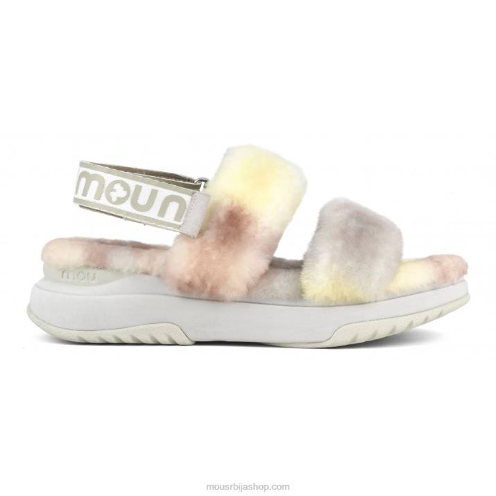 мешати природно 062L516 ремен за леђа за џогер папуче Mou Жене