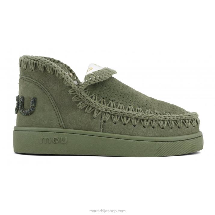 летња жалфија 062L29 патике монохроматски светлуцави лого Mou Жене