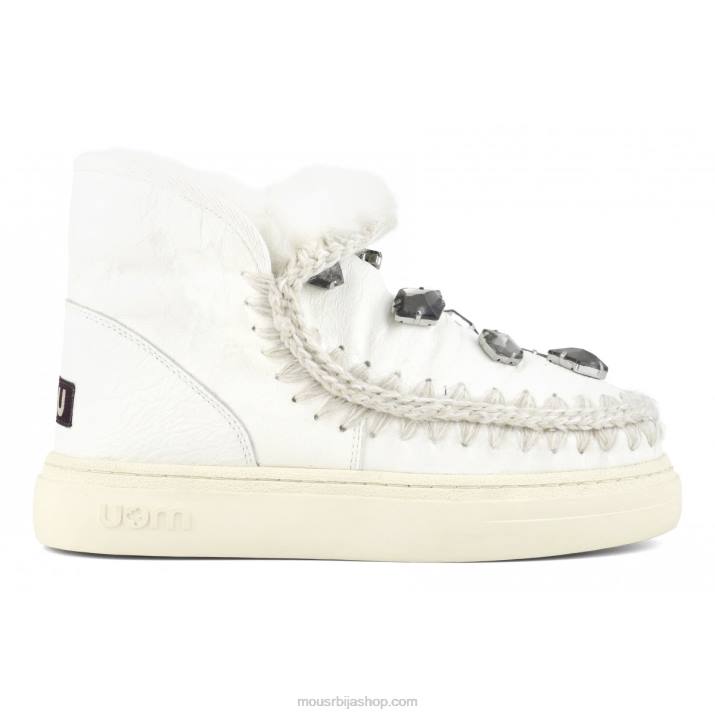 ваки вхите 062L737 ескимо патике болд рхинестонес Mou Жене