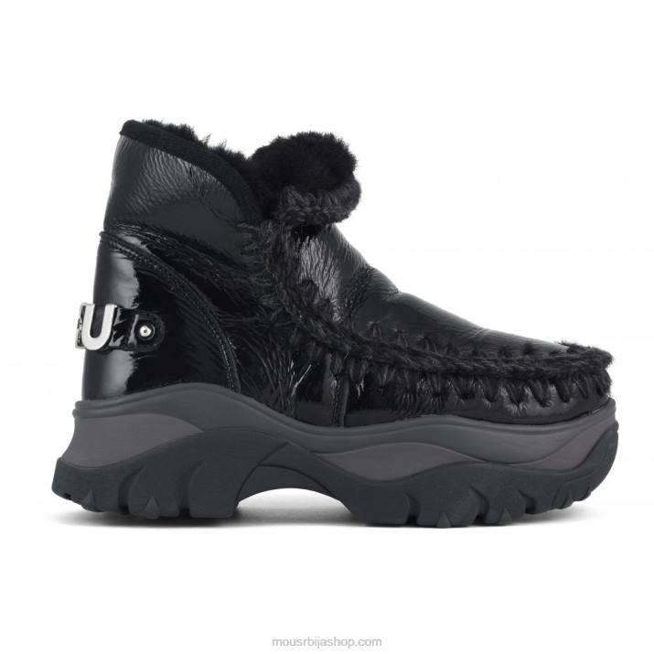 патент црна 062L725 цхунки патике еским Mou Жене