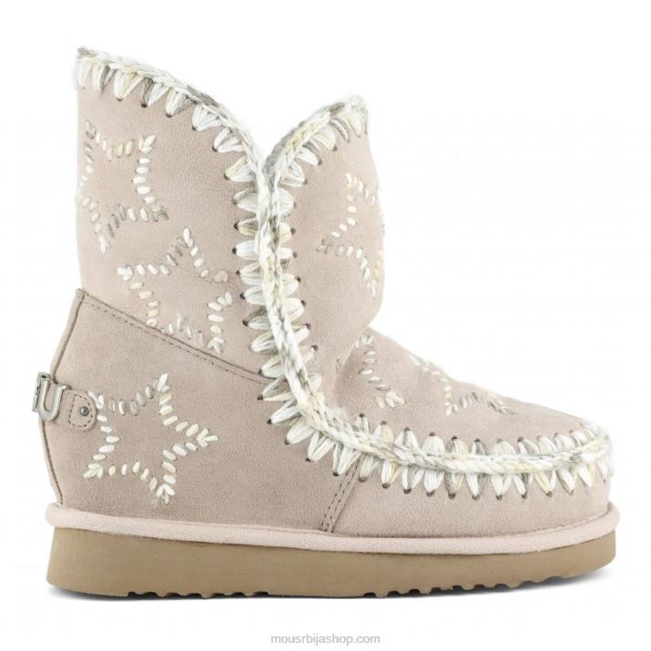 розе беж 062L536 унутрашњи клин вуном везене звезде Mou Жене