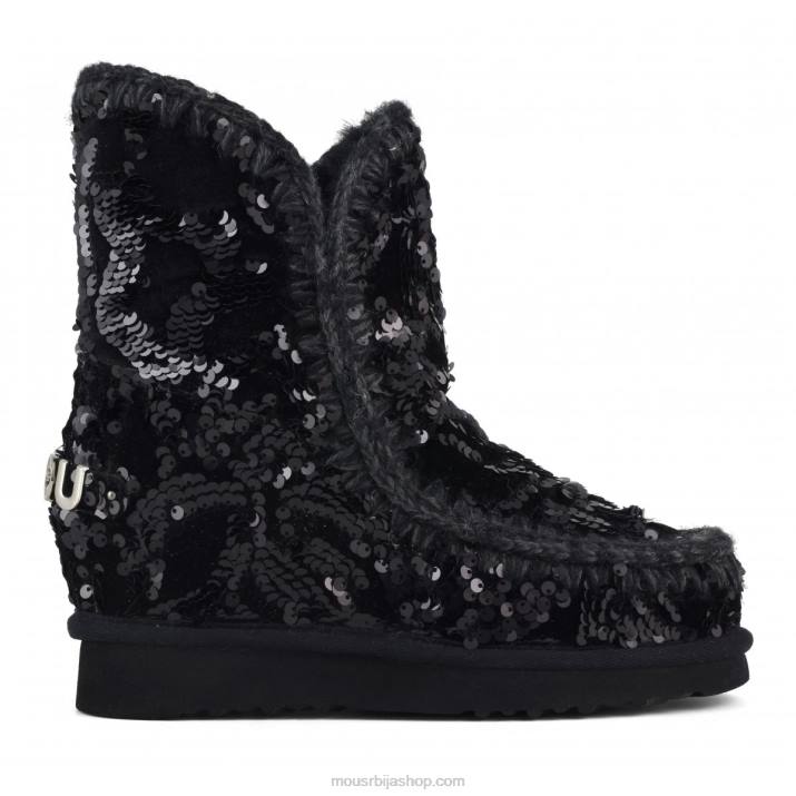 преливе шљокице плаве црне на црном 062L543 унутрашњи клин иридисцентне шљокице Mou Жене