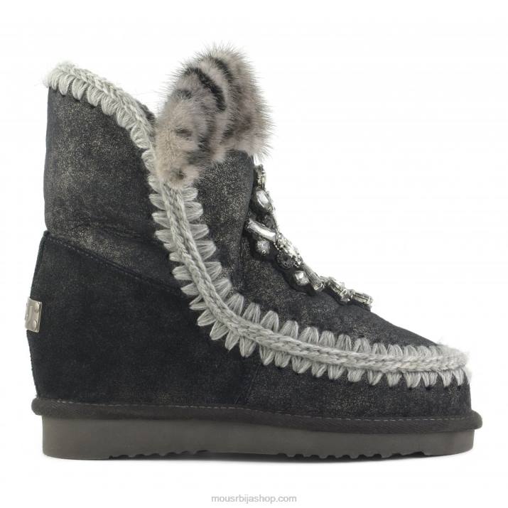 прашина црна 062L546 унутрашњи клин срца закрпа Mou Жене