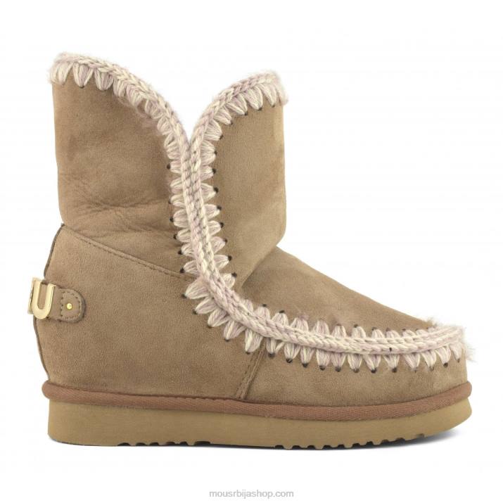 розе браон 062L560 унутрашњи клин кратки металик лого Mou Жене