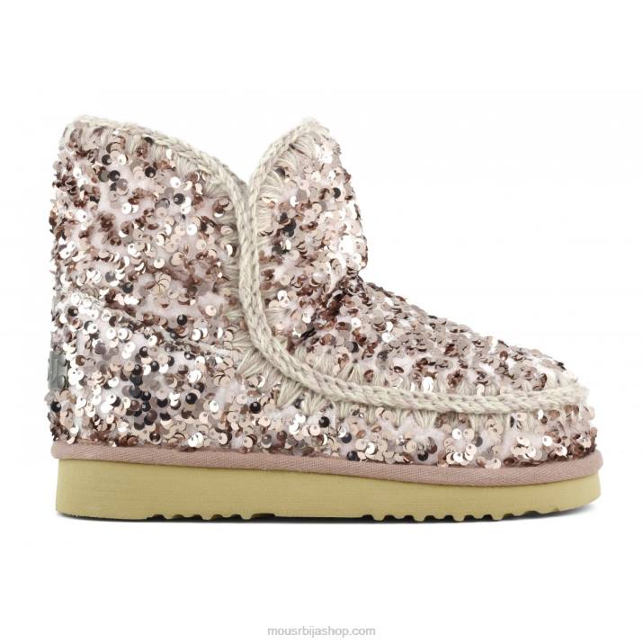 шљокице розе беж 062L377 ескимо 18 шљокица цвет Mou Жене