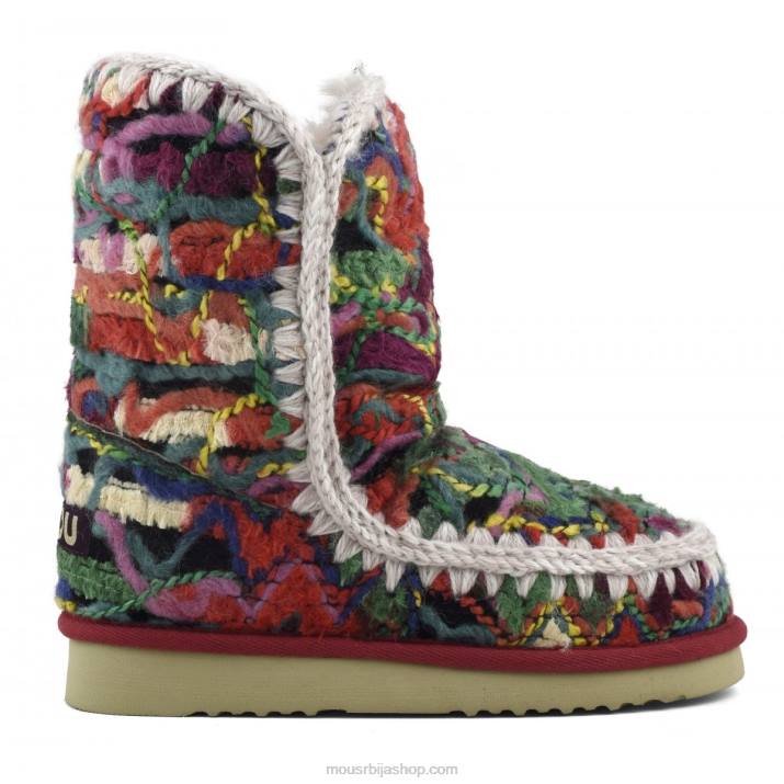 етничка вуна вишебојна 062L226 еским 24 вуна етник Mou Жене