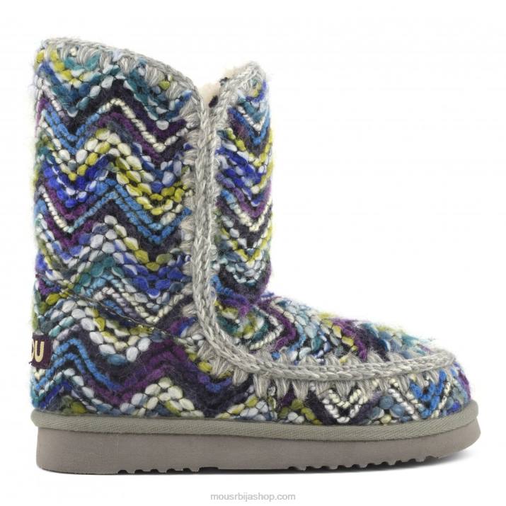 мешавина вуне азул 062L275 ескимо 24 вунена тканина Mou Жене