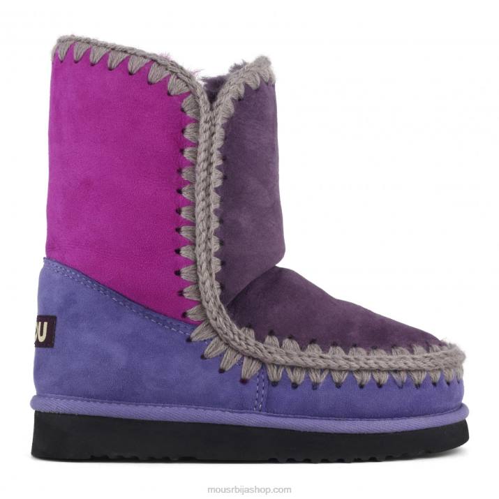 цикламин/љубичаста мешавина 062L301 ескимо 24 блок боја Mou Жене