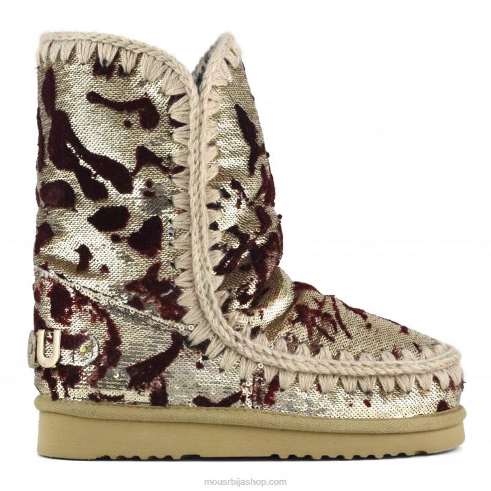 лук шљокице црвене 062L337 ескимо 24 ограничено издање италијански текстил Mou Жене