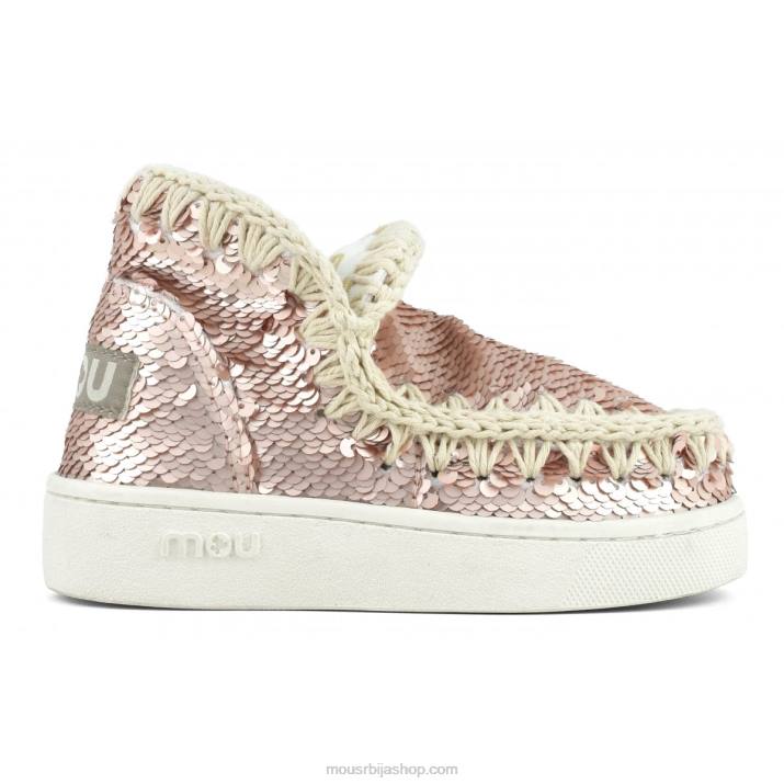 шљокице росе голд - лого злато 062L789 летње ескимске патике са шљокицама Mou деца шљокице росе голд - лого злато 062L789 летње ескимске патике са шљокицама Mou деца