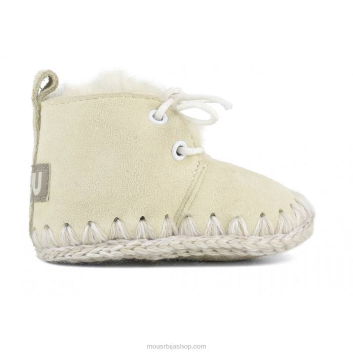 ванила 062L827 ципела за бебе на пертле Mou деца